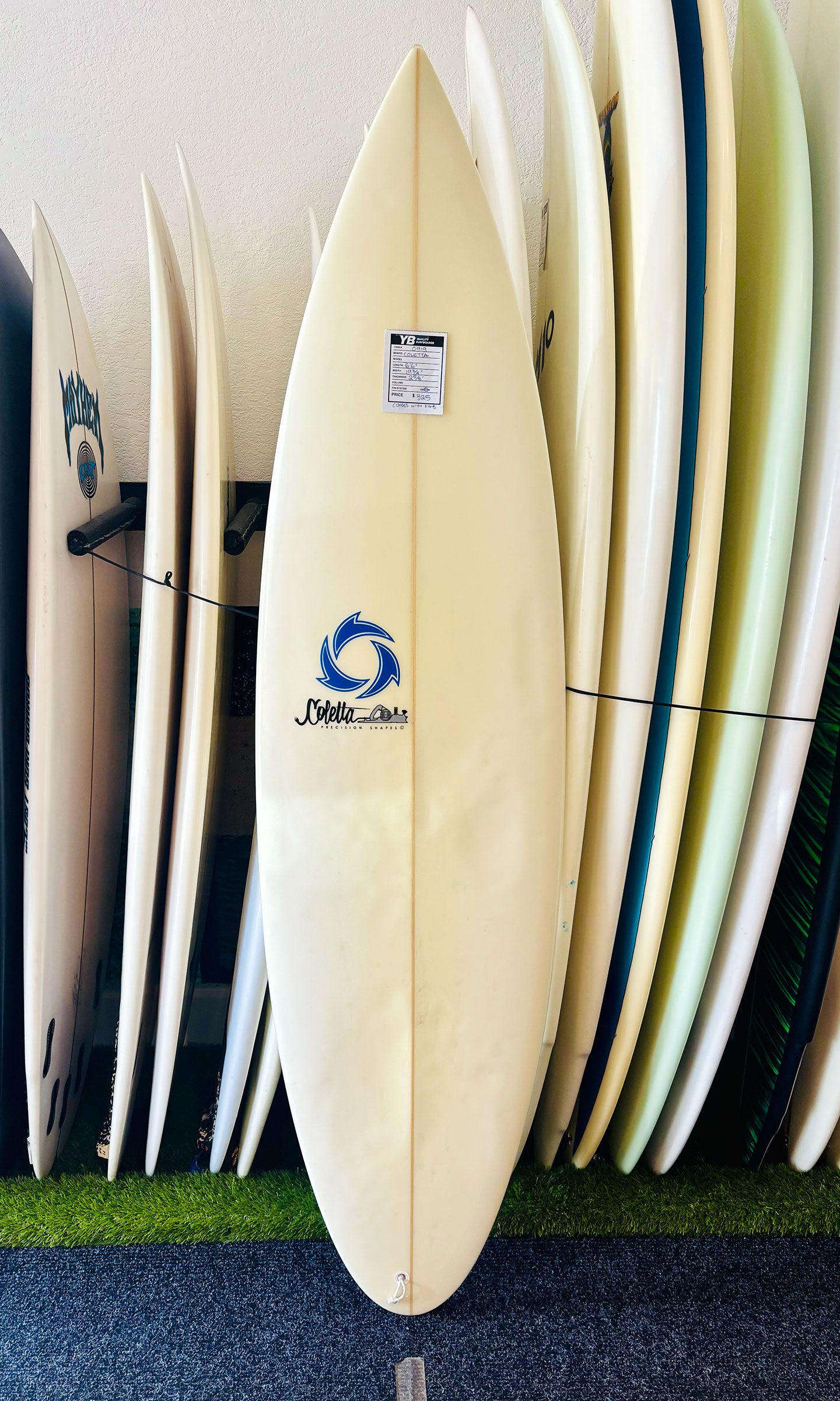 Steve Coletta 6'6" Step Up Used Surfboard