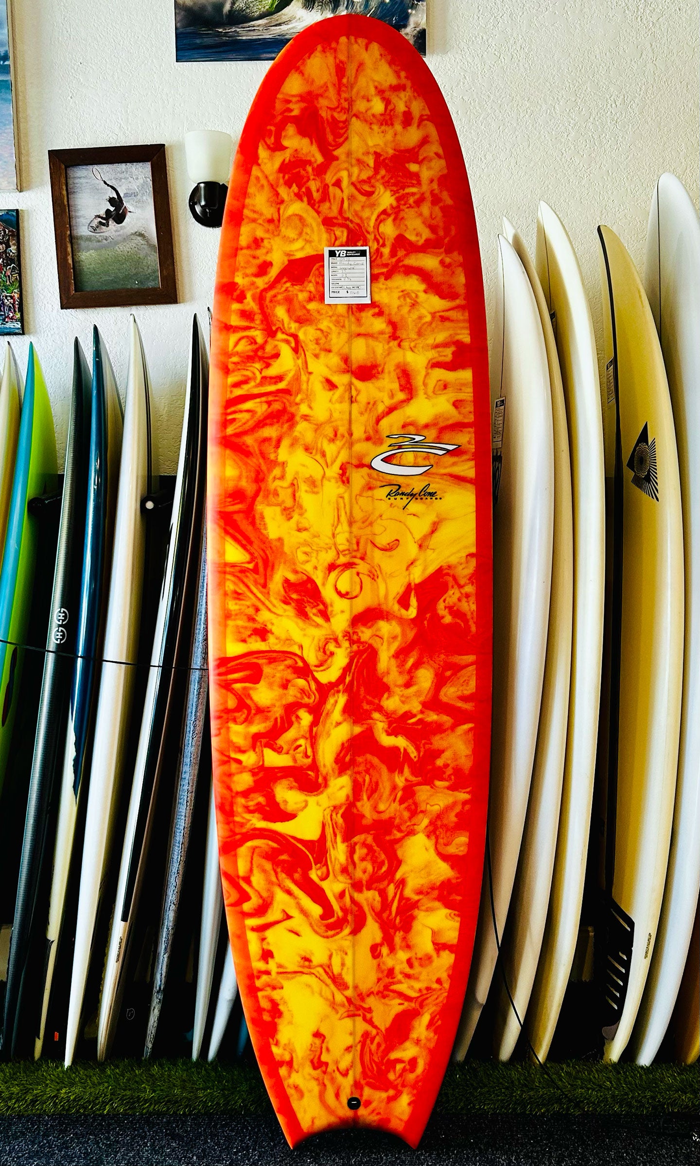Randy Cone 7'5" Grouper Mid Length New Surfboard