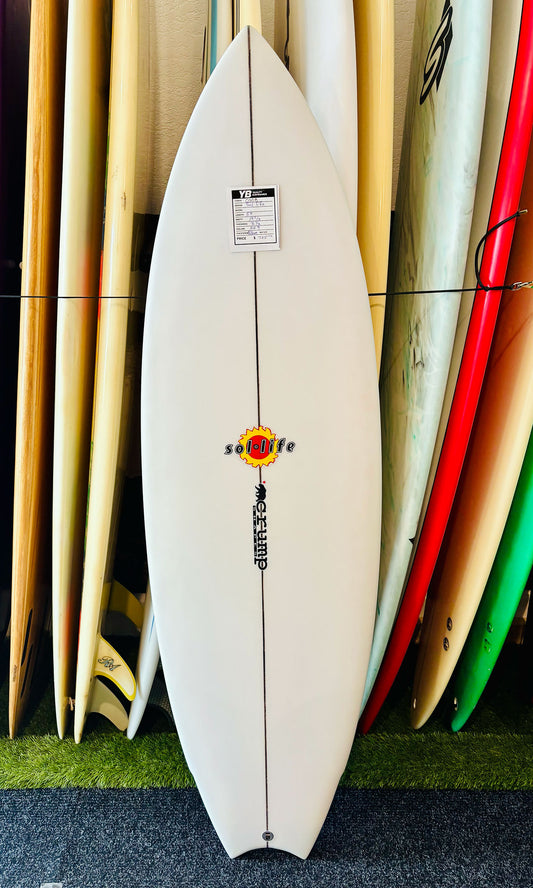 Scott Crump 5'8" 28.9L Twin Fin Surfboard