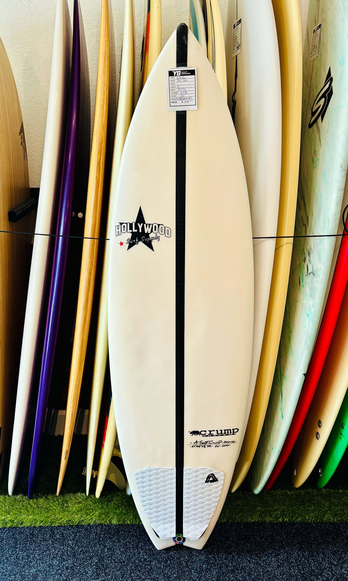Scott Crump 6'0" 35L Surfboard