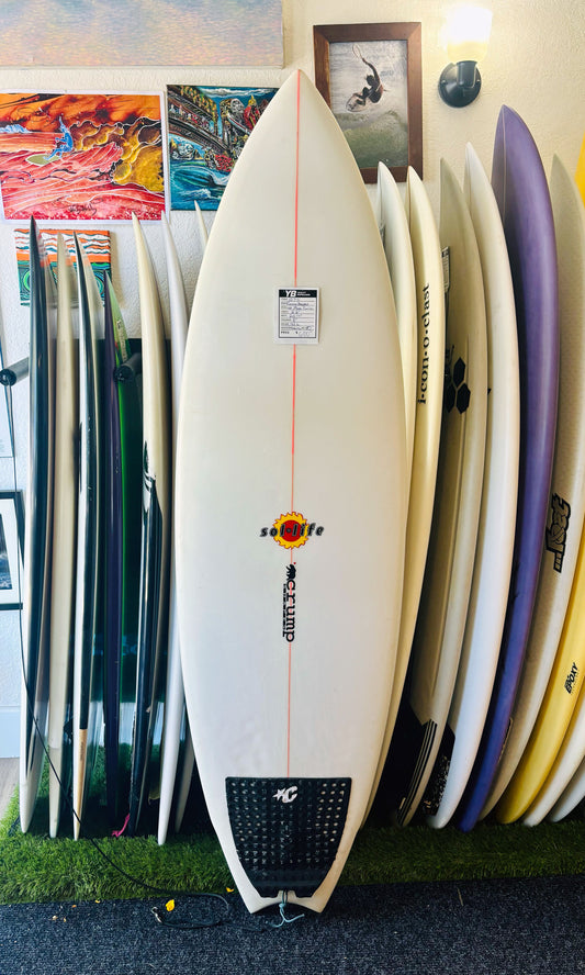 Crump Shapes 6'2" 41L Moon Twin Used Surfboard