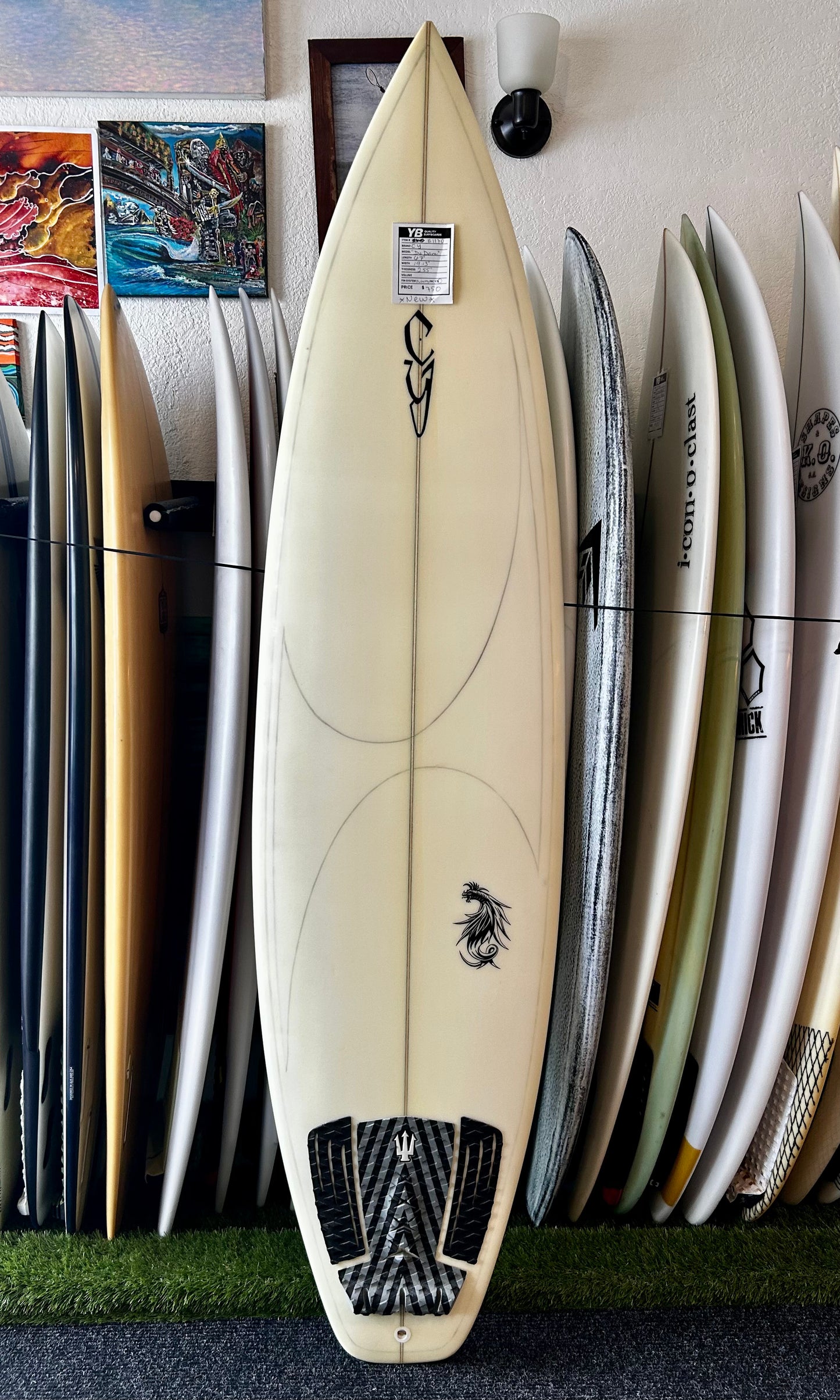 Craig Young 6'7" Da Dane Model New Surfboard