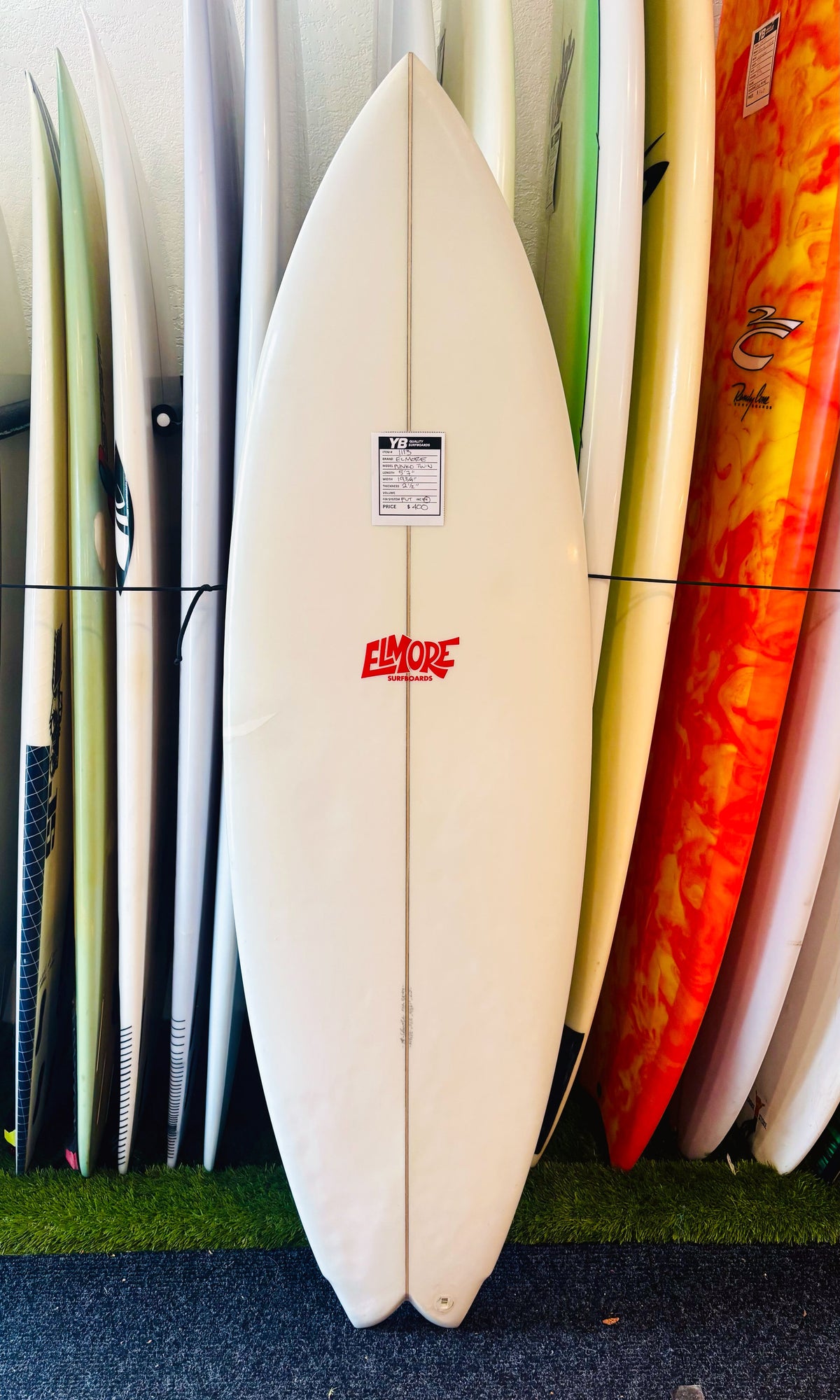 Elmore 5'7" 29L Punko Twin Used Surfboard