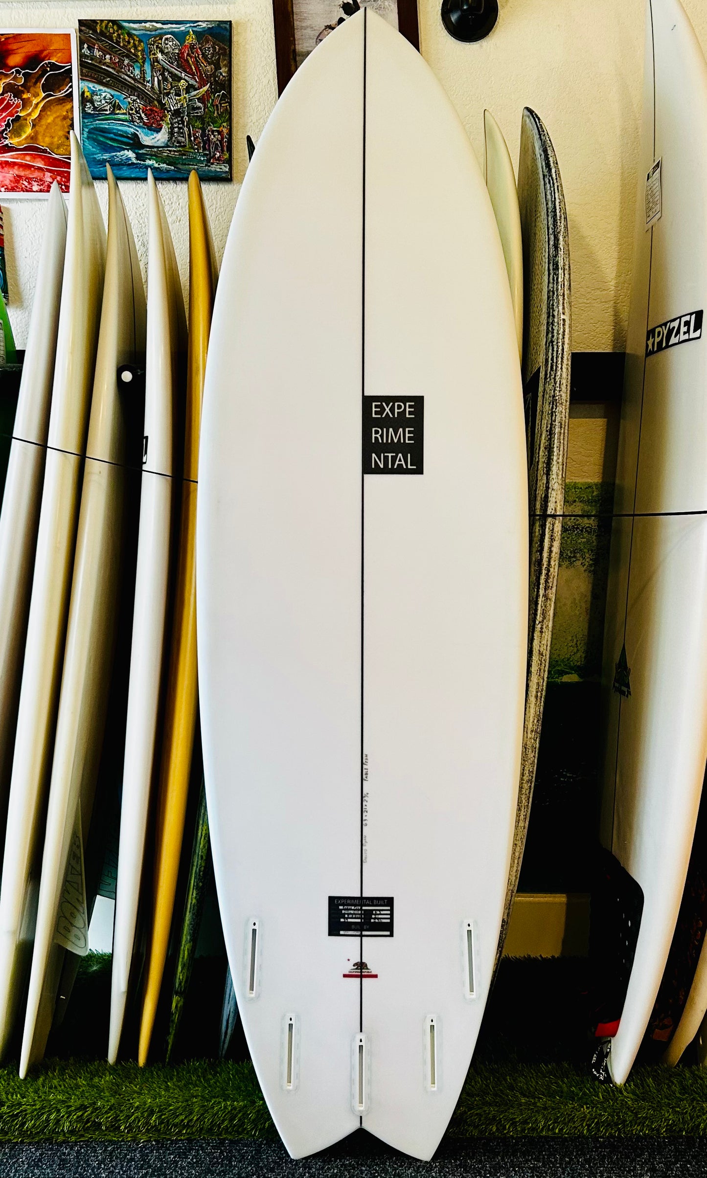 Experimental 6'3" 39L Fish Used Surfboard