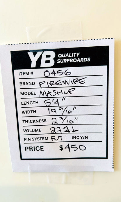 Firewire 5'4" 27.1L Mashup Surfboard