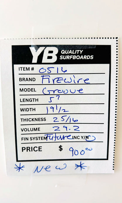 Firewire 5'7" 29.2L Machado Groove Surfboard