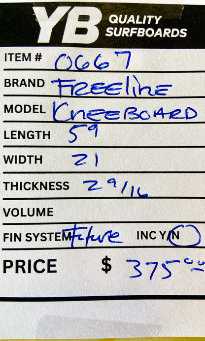 Freeline Design 5'9" Kneeboard