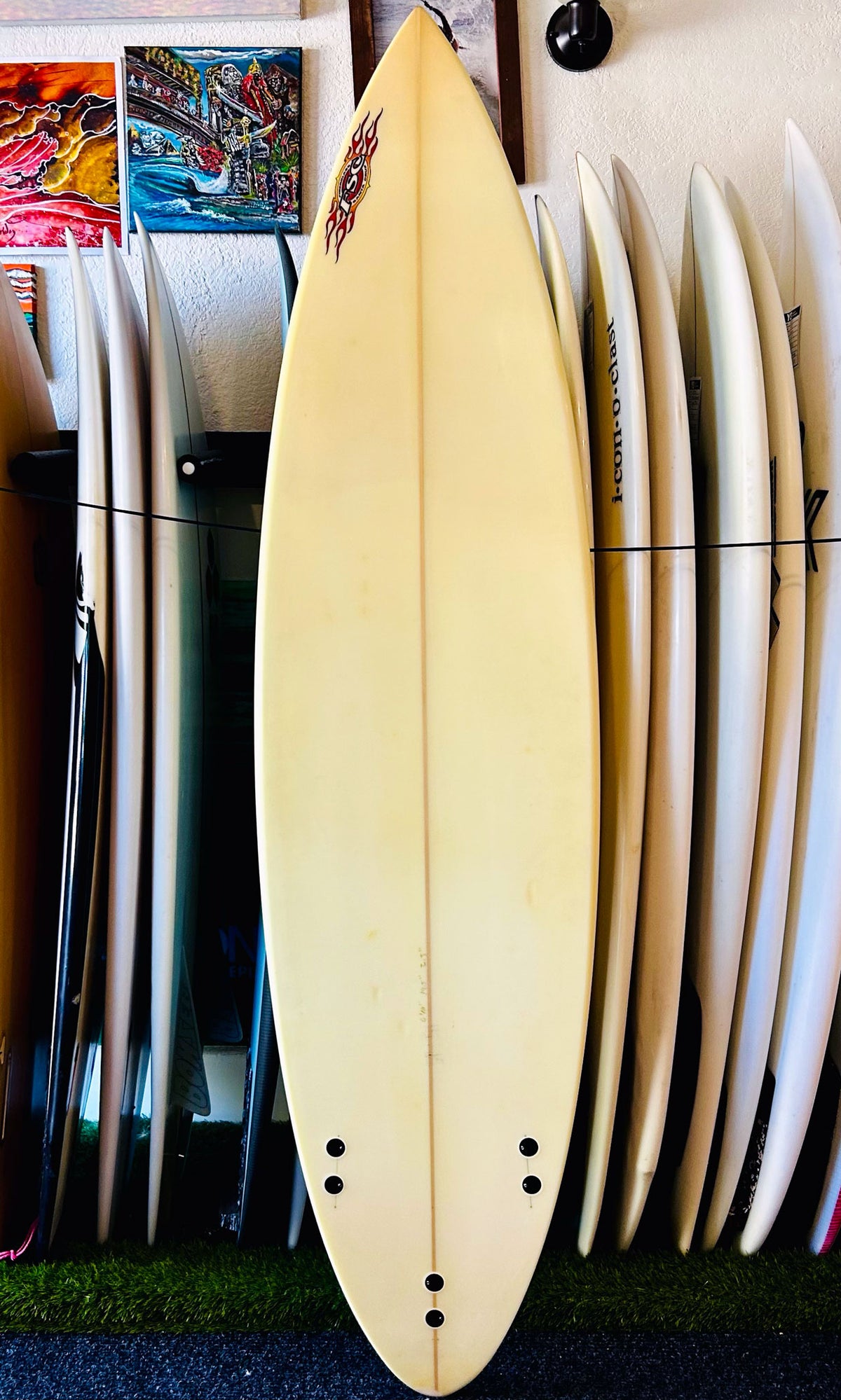 FSC 6'10" Step Up Surfboard
