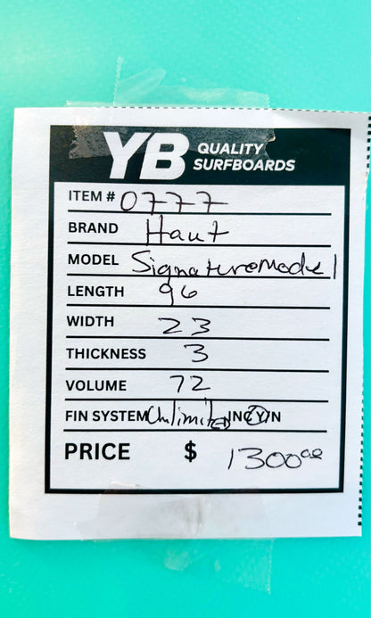 Doug Haut 9'6" Signature Model Used Longboard