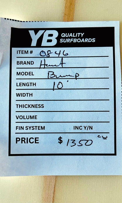 Doug Haut 10'0" Bump Used Longboard