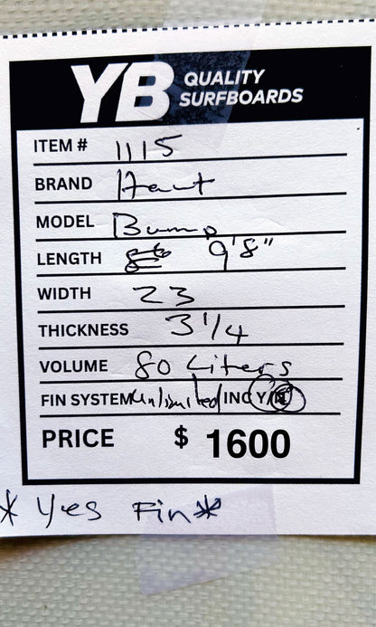 Haut 9'8" 80L Bump Used Longboard