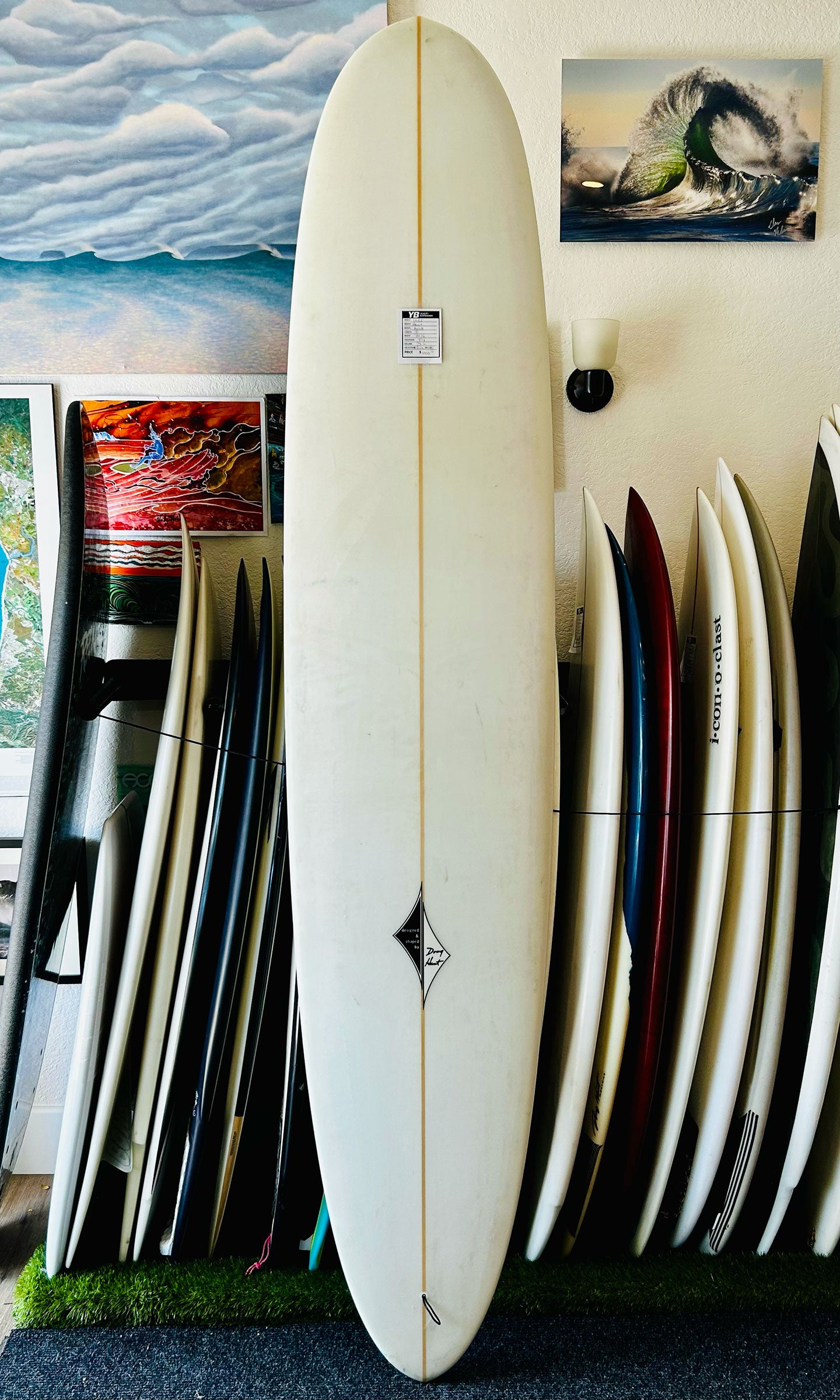 Doug Haut 9'0" 73.6L High Performance Used Longboard