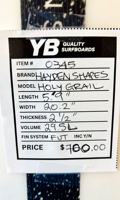 Hayden Shapes 5'9" 29.5L Holy Grail