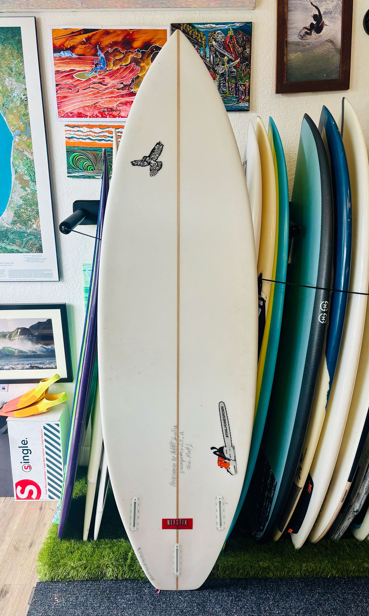 Homegrown 6'3" ML Model Used Surfboard