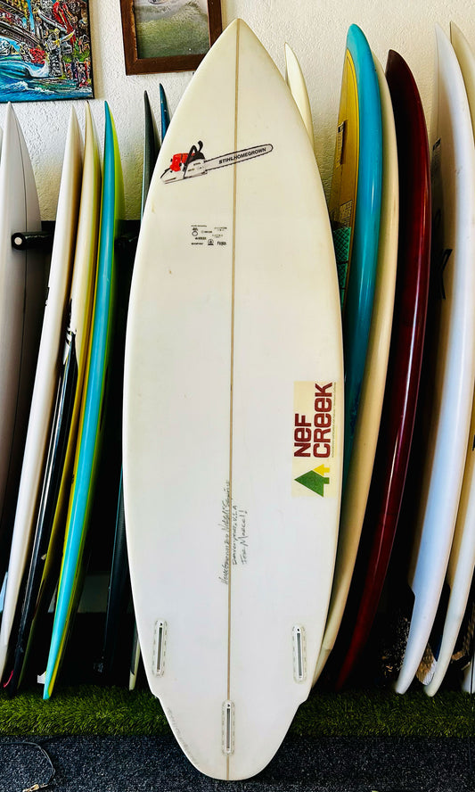 Homegrown 6'2" 36.8L Soros Model Stinger Used Surfboard