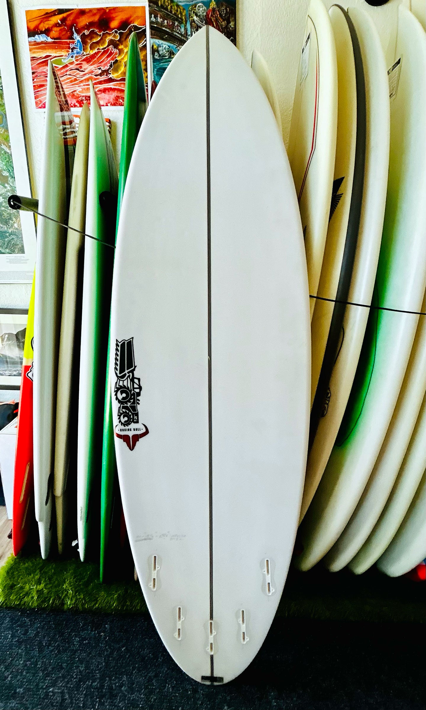 JS 5'11" 31.3L Raging Bull Used Surfboard