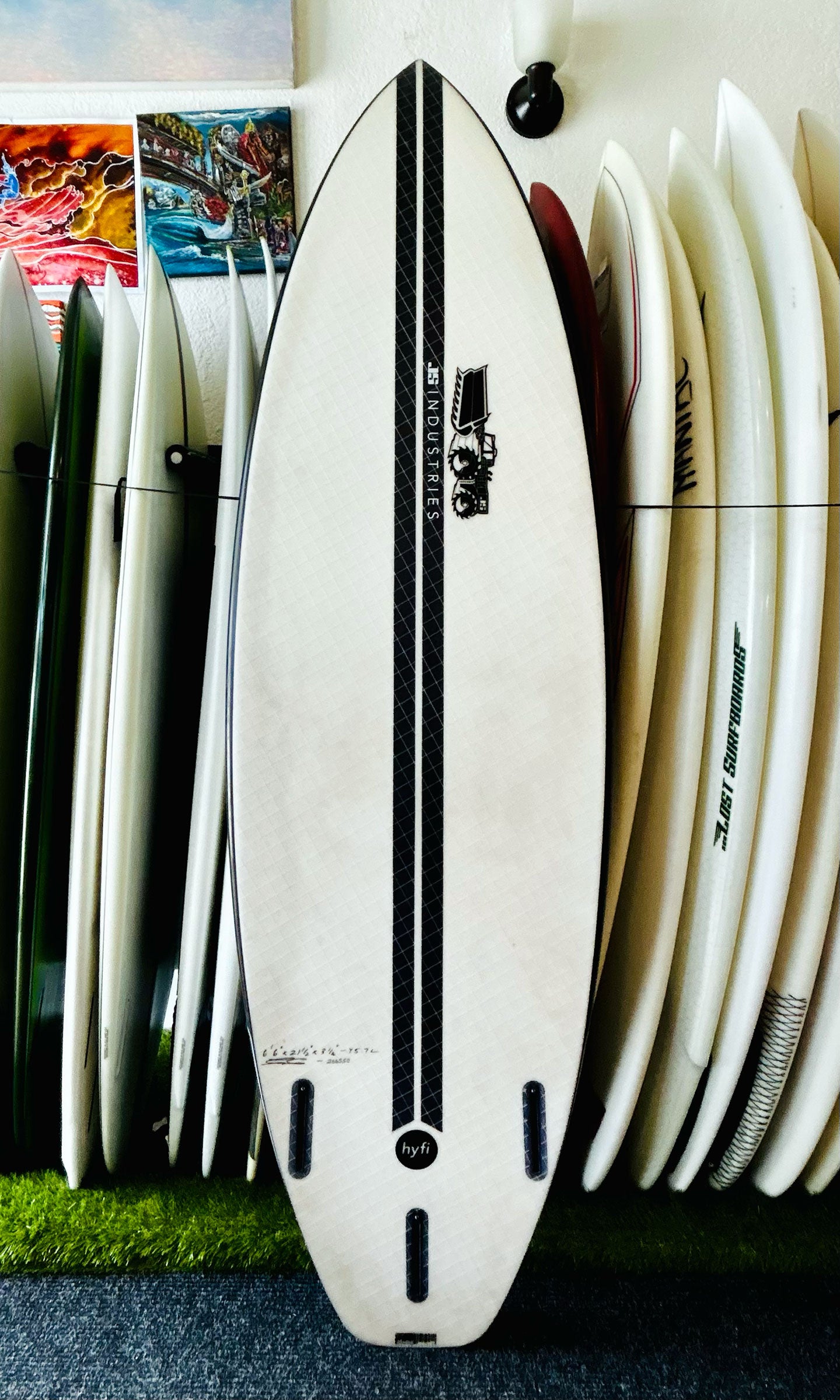 JS 6'6" 45.7L Monsta Box Used Surfboard