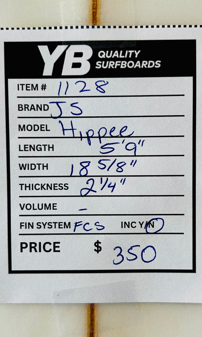 JS 5'9" Hippee Used Surfboard