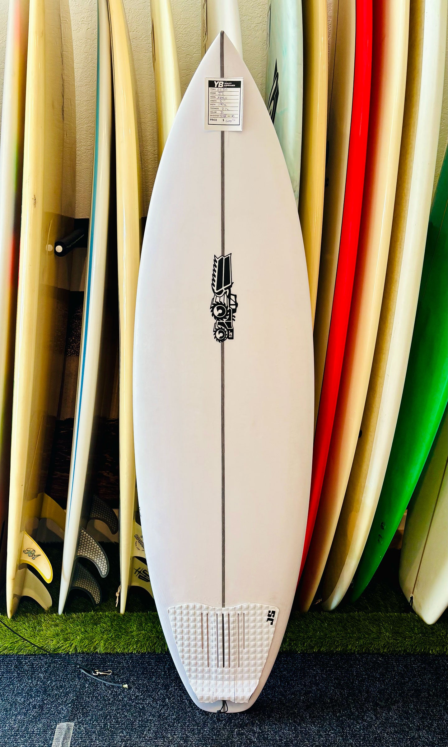 JS 5'11" 31L Gravity Xero Surfboard