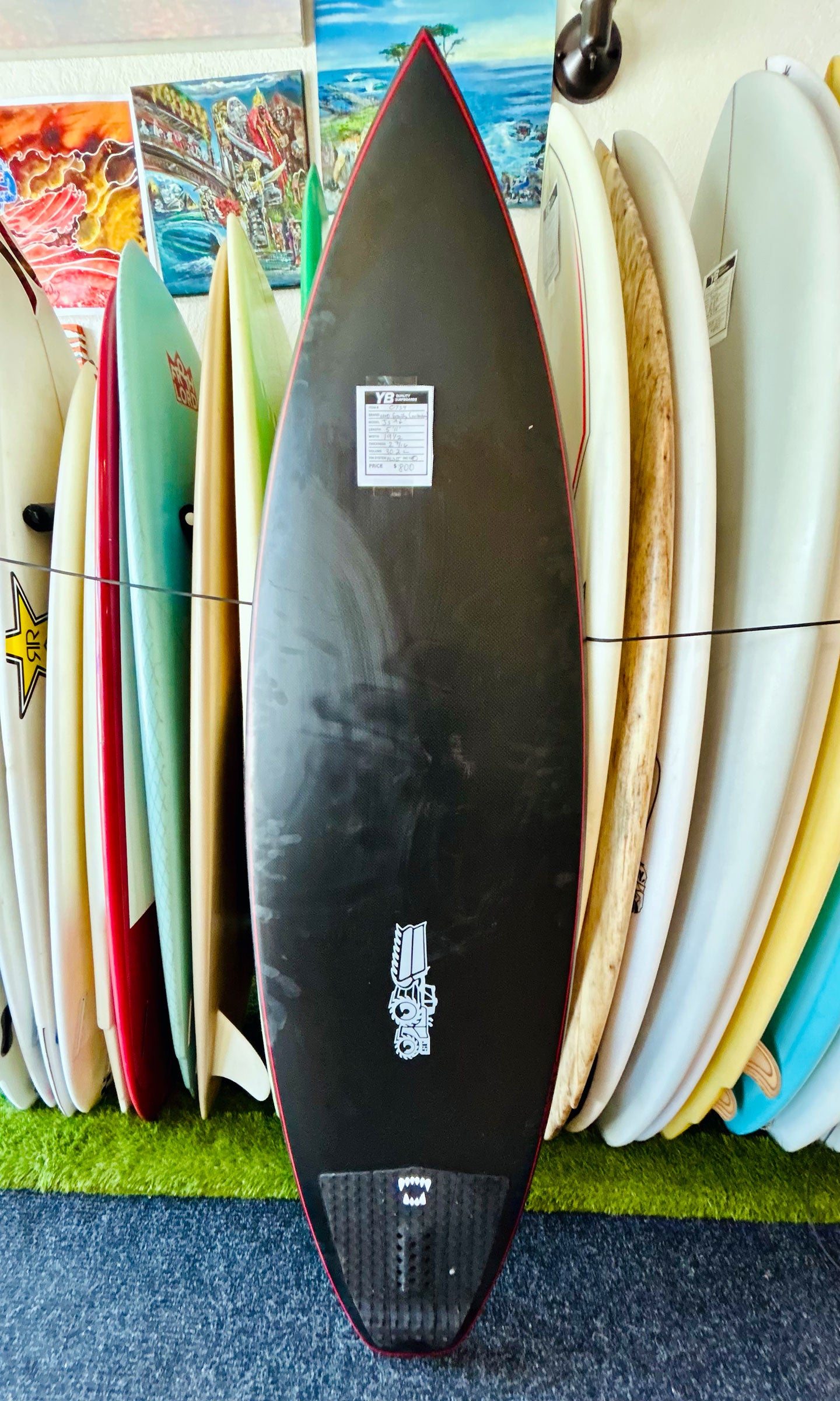 JS 5'11" 30.2L Xero Gravity Used Surfboard