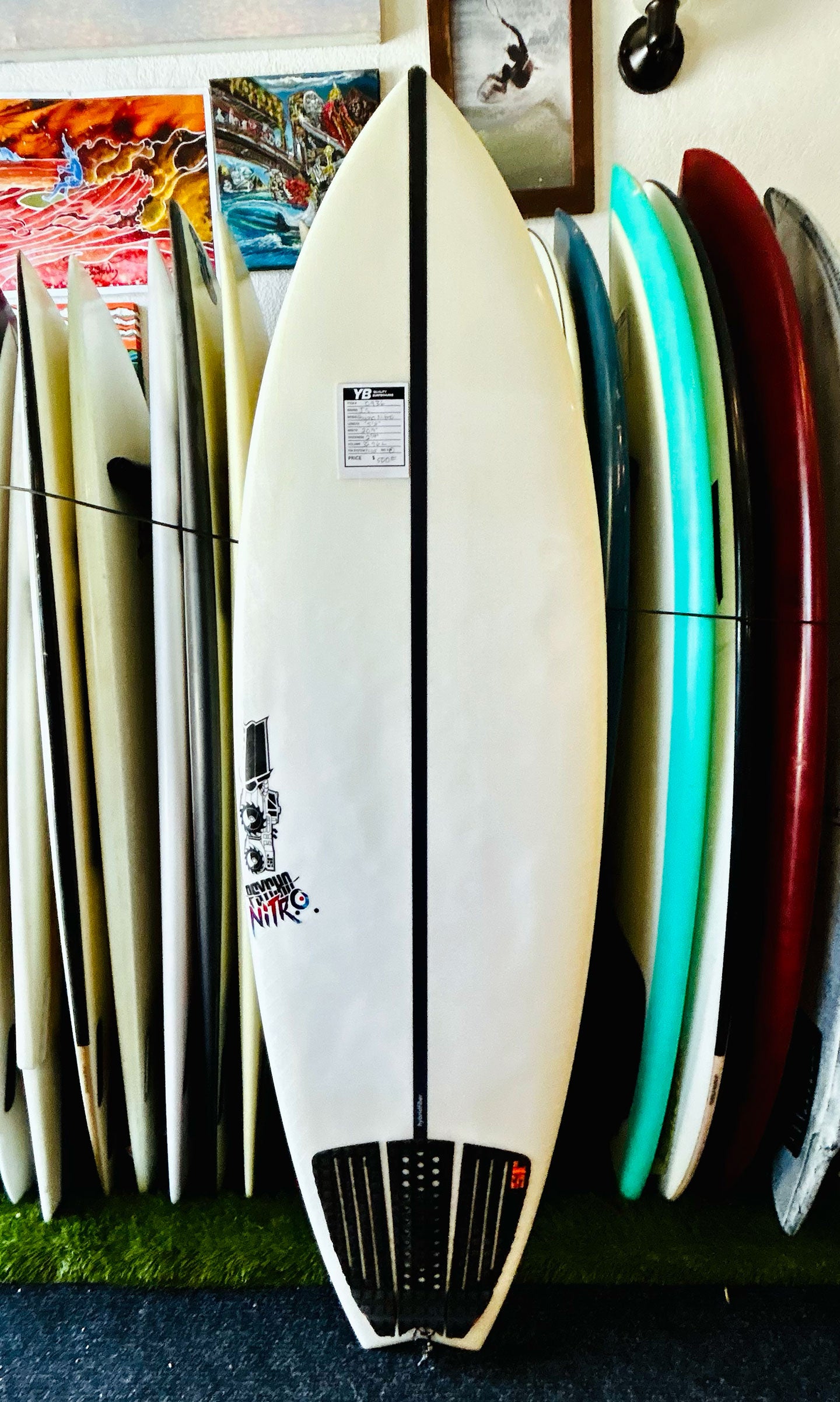 JS 5'8" 33L Psycho Nitro Used Surfboard