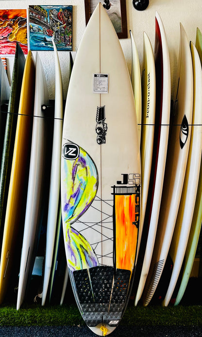 JS 6'2" Forget Me Not Used Surfboard