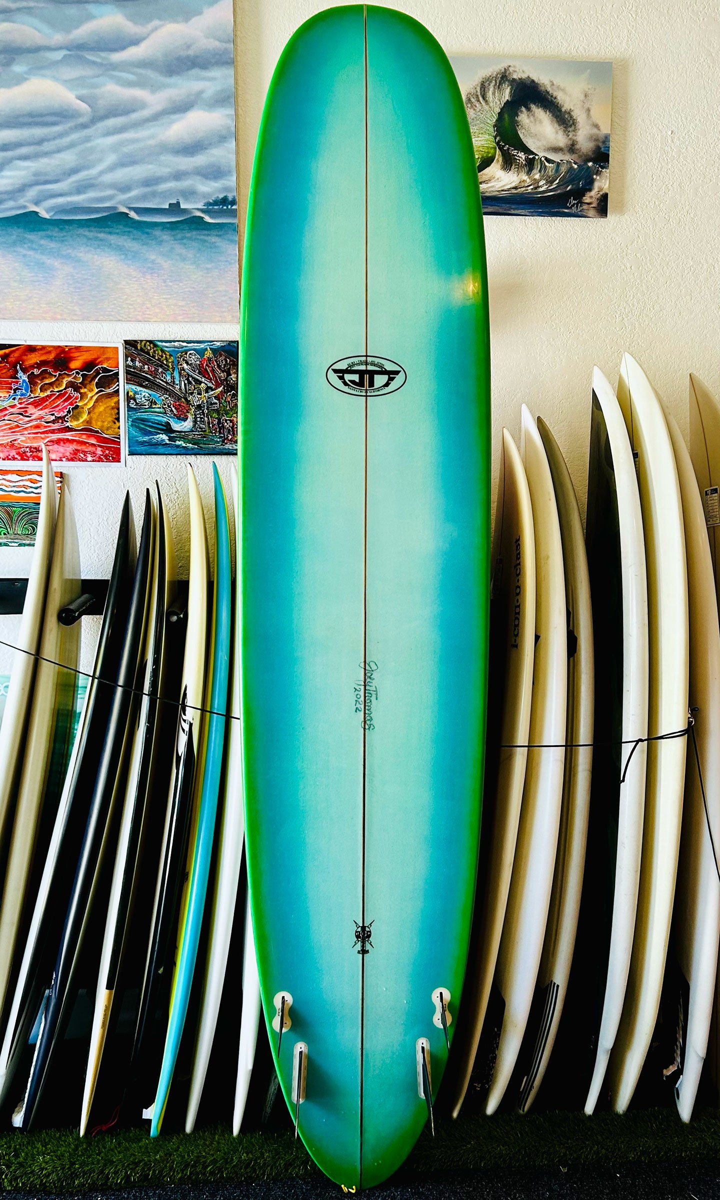 Joey Thomas 9'0" Twinzer Used Longboard