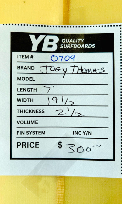 Joey Thomas 7'0" Step Up Used Surfboard