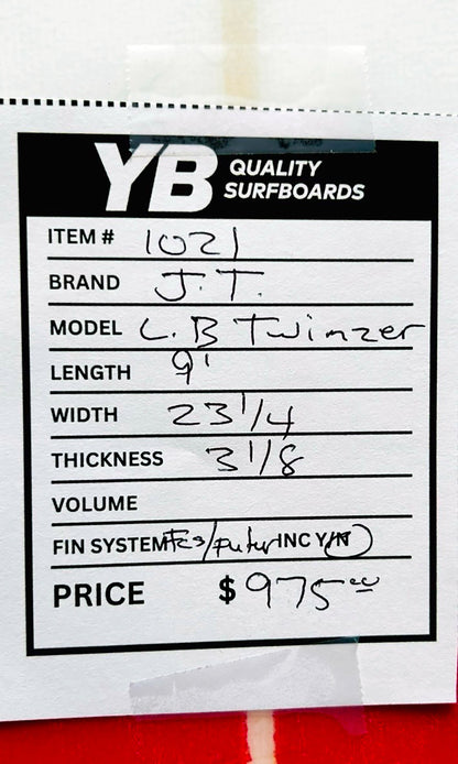 Joey Thomas 9'0" Twinzer Used Longboard