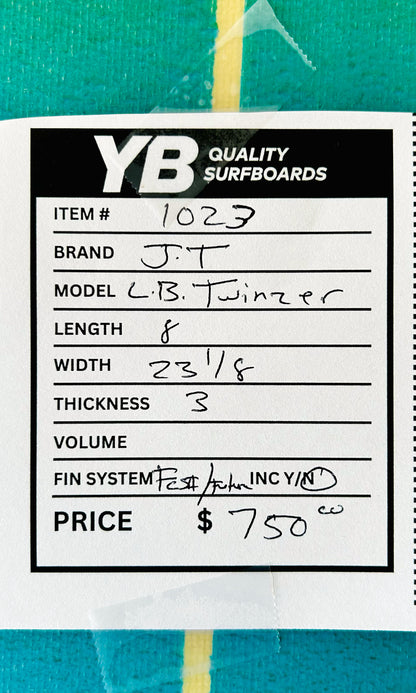 Joey Thomas 8'0" Twinzer Used Mini Longboard