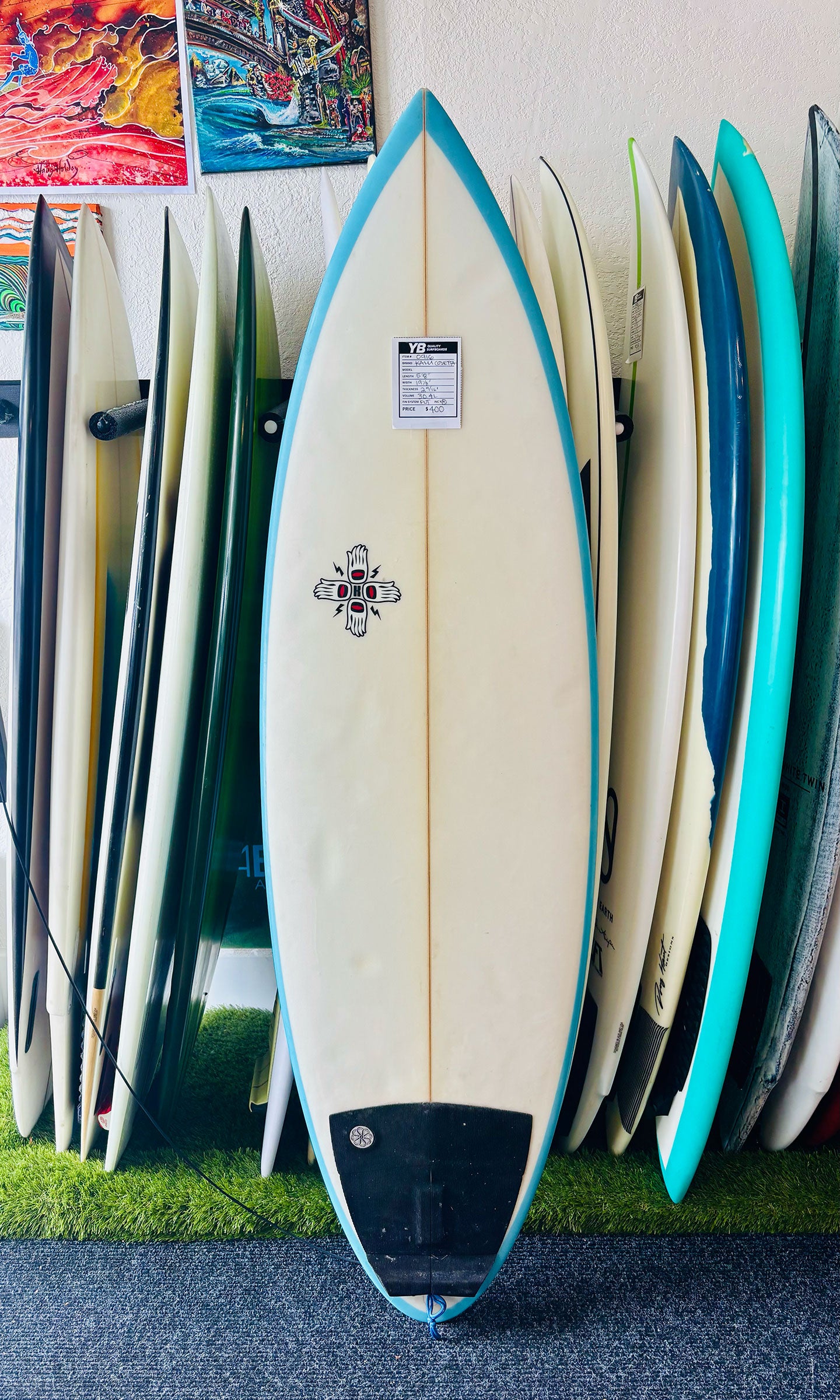 Kalu Coletta 5'8" 30.4L Used Surfboard