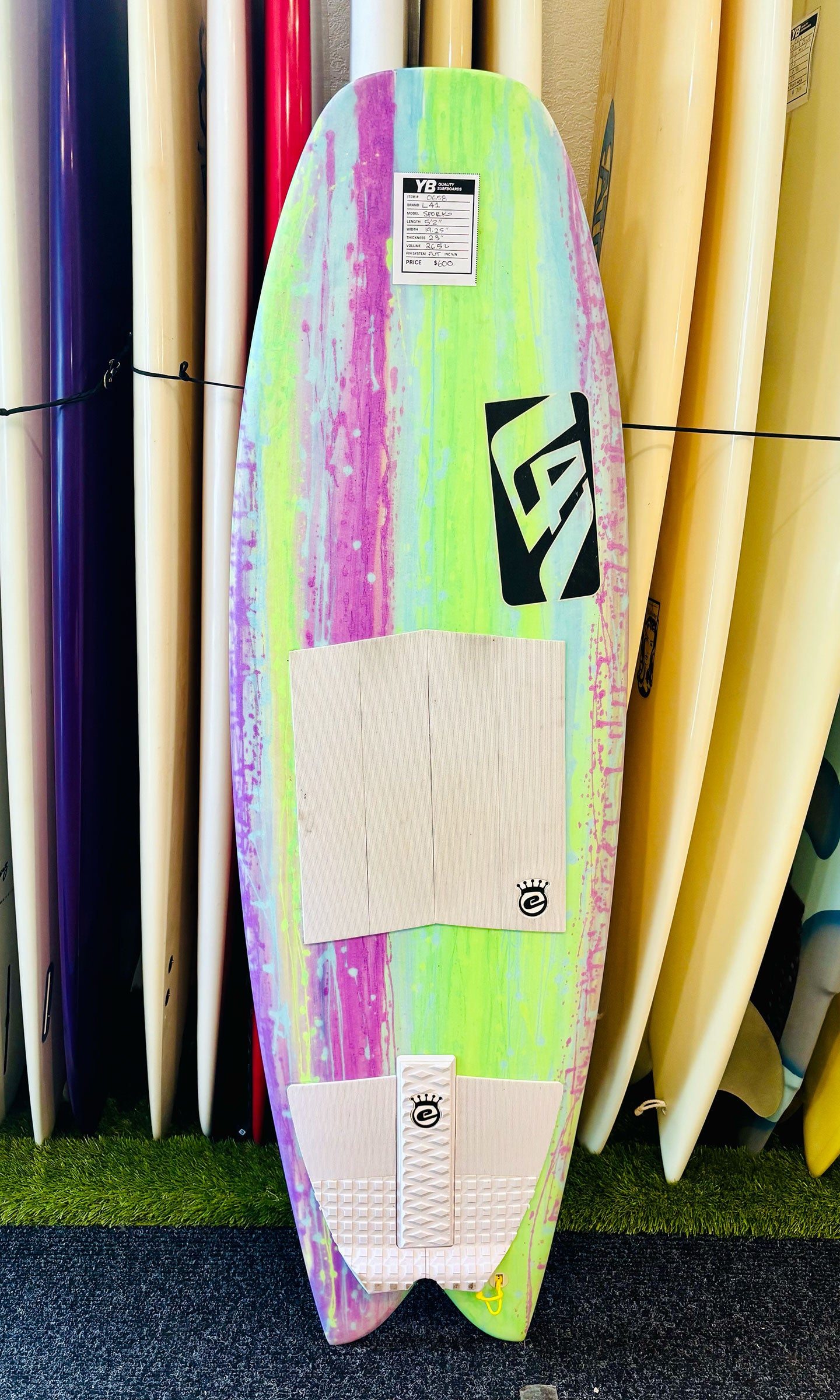 L41 5'2" 26.5L Spork Surfboard