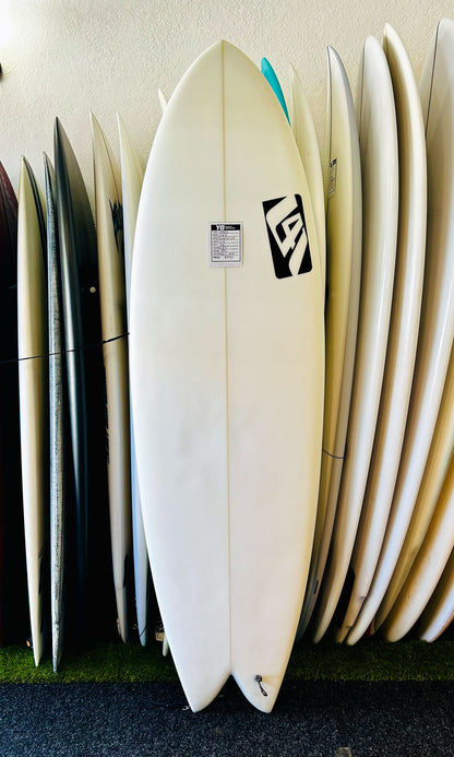 L41 6'4" 44L Quad Fish Used Surfboard
