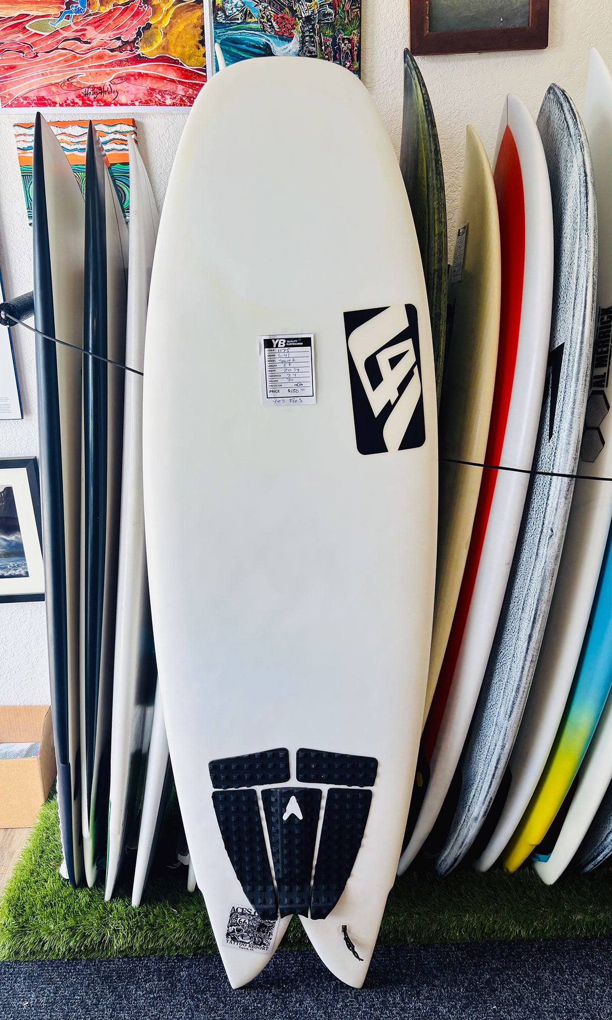 L41 5'8" 30L Spork Used Surfboard