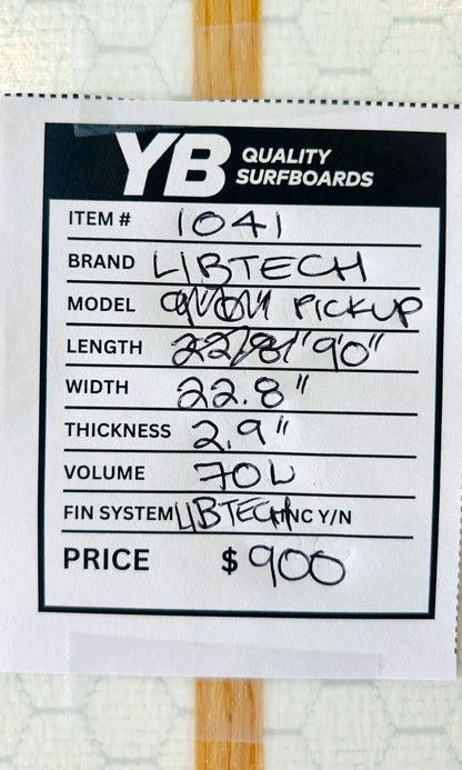 Libtech 9'0" 70L Pick up Stick New Longboard