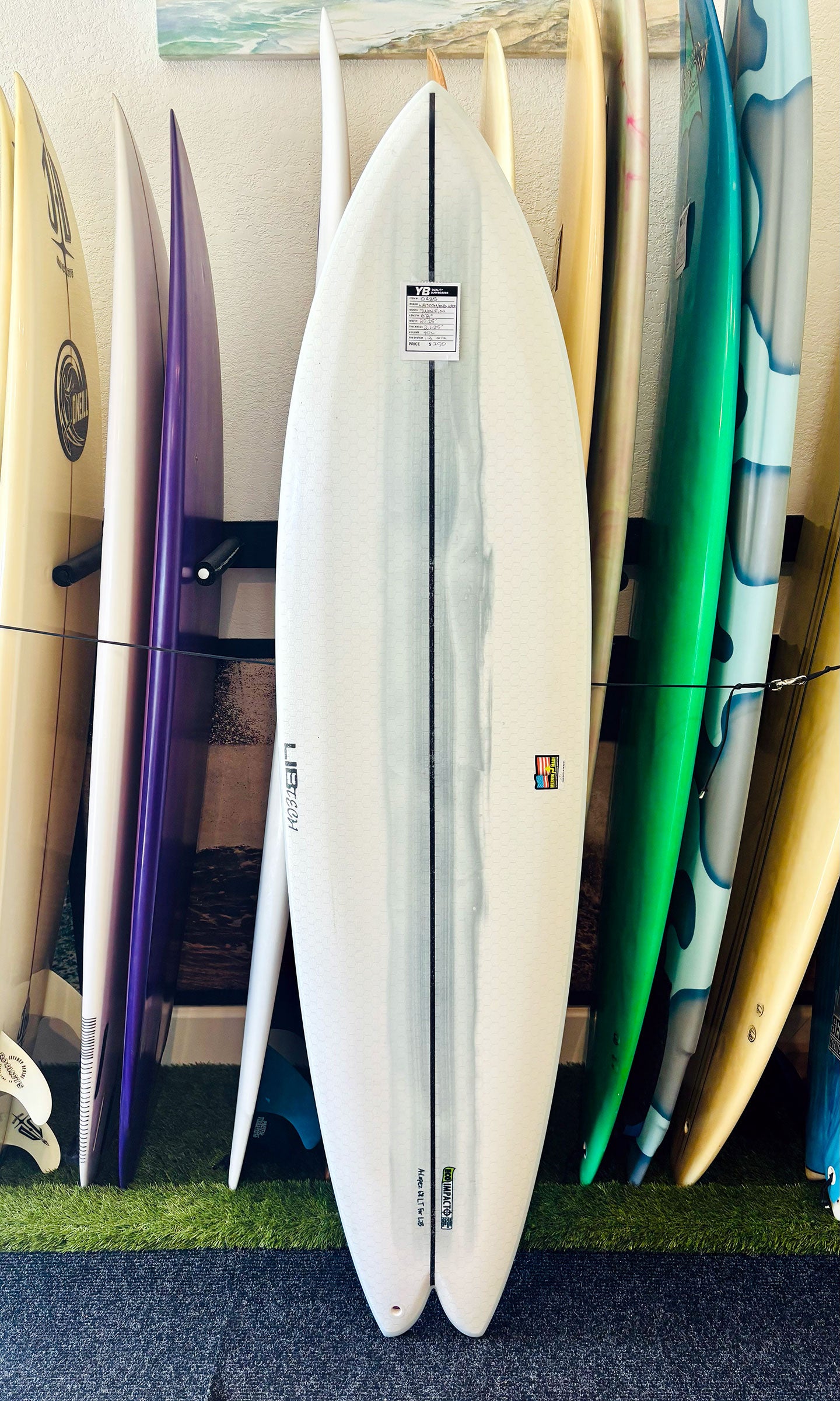 Libtech Alex Lopez 6'8" 40L LT Twin Fin