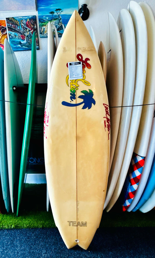 Local Motion 5'10" 80's Twin Fin Used Surfboard