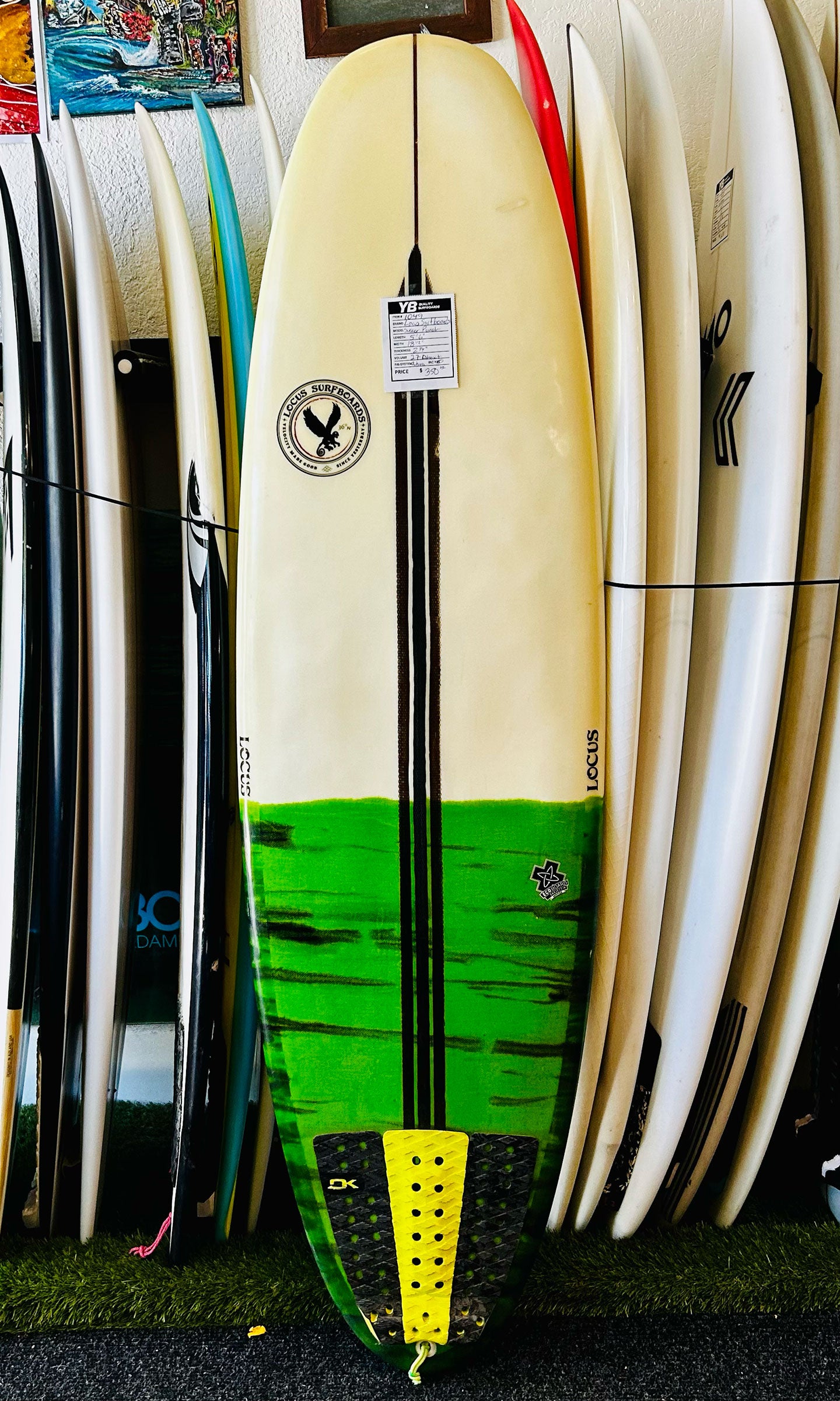 Locus 5'6" 27L Sucker Punch Used Surfboard