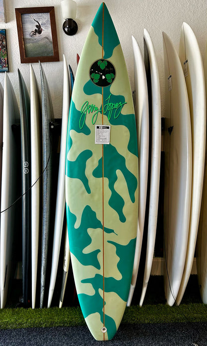 Gerry Lopez 6'6" Mini Gun Step Up Used Surfboard