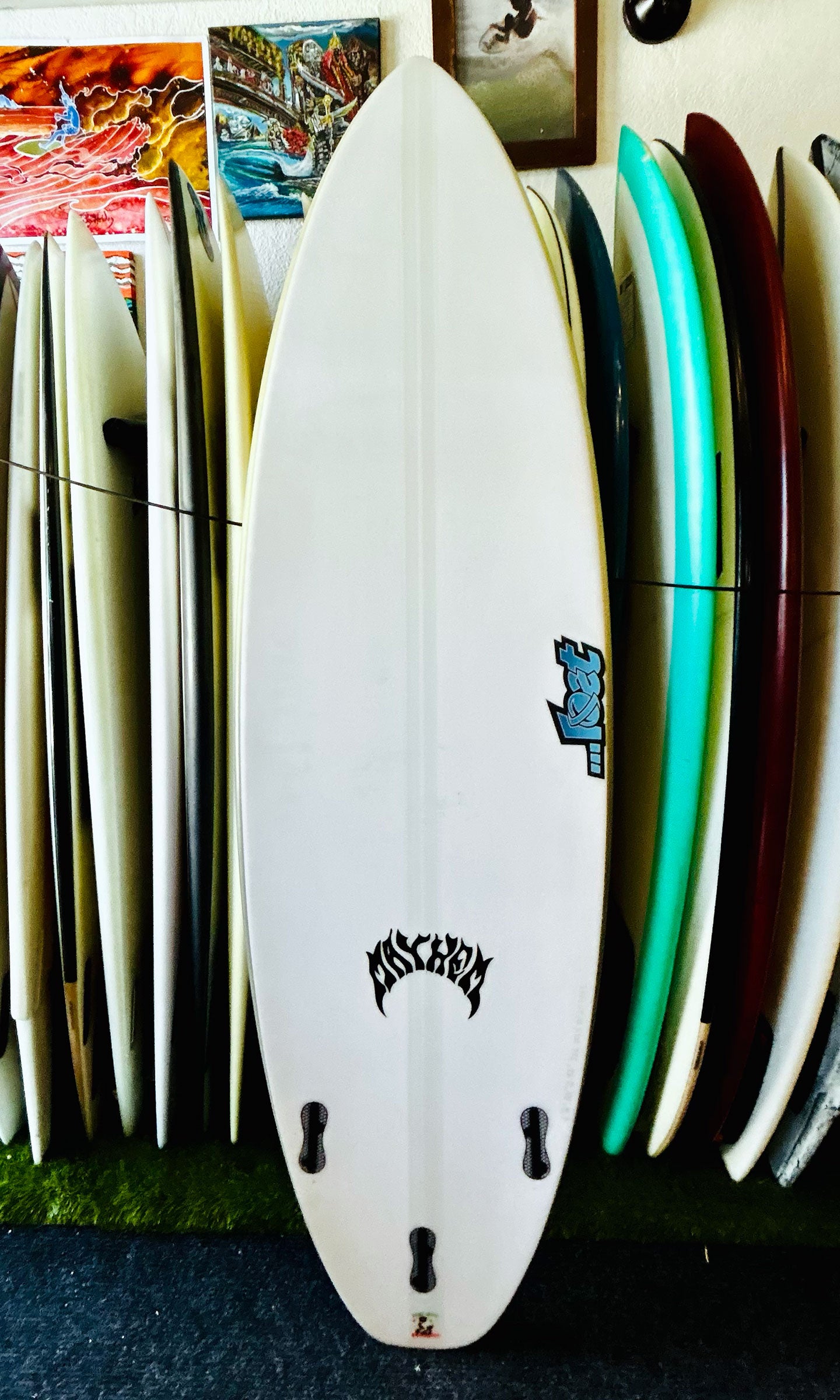 Lost 6'2" 36L Big Rig Driver Used Surfboard