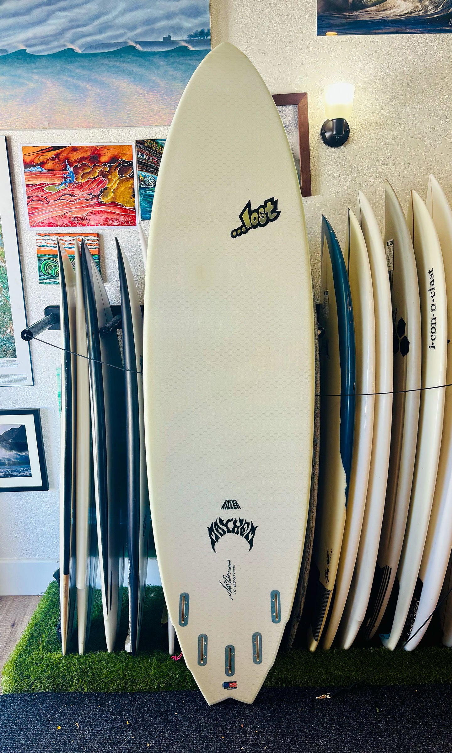 Lost/Libtech 7'6" 57.5L Crowd Killer Used Surfboard