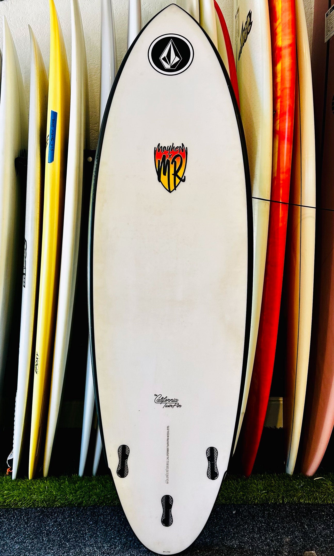Lost 6'1" 38L California Twin Pin Used Surfboard