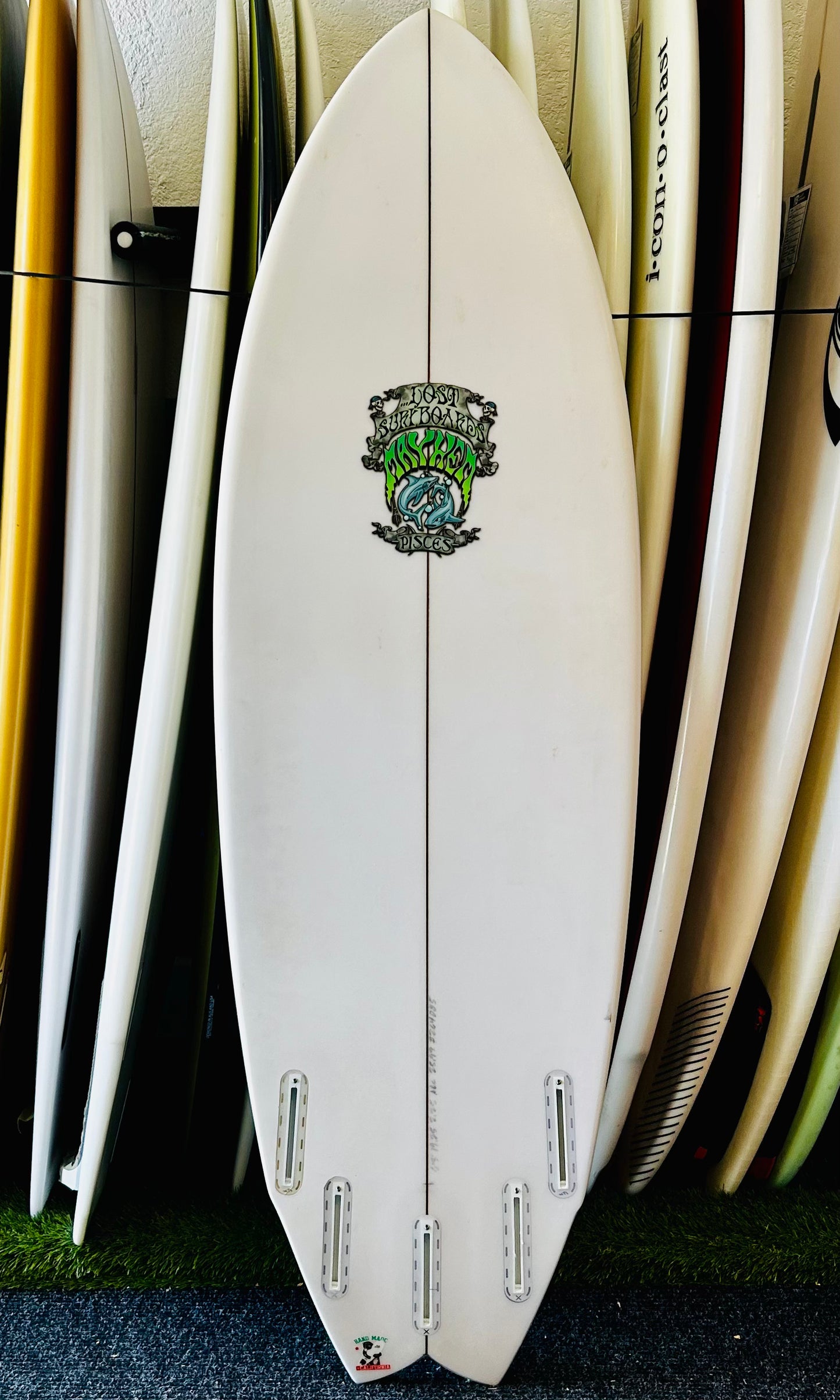 Lost 5'3" 25.9L Pisces Used Surfboard