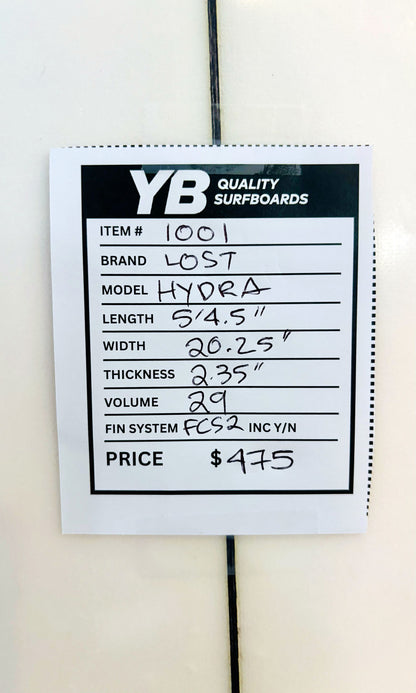 Lost 5'4.5" 29L Hydra Used Surfboard