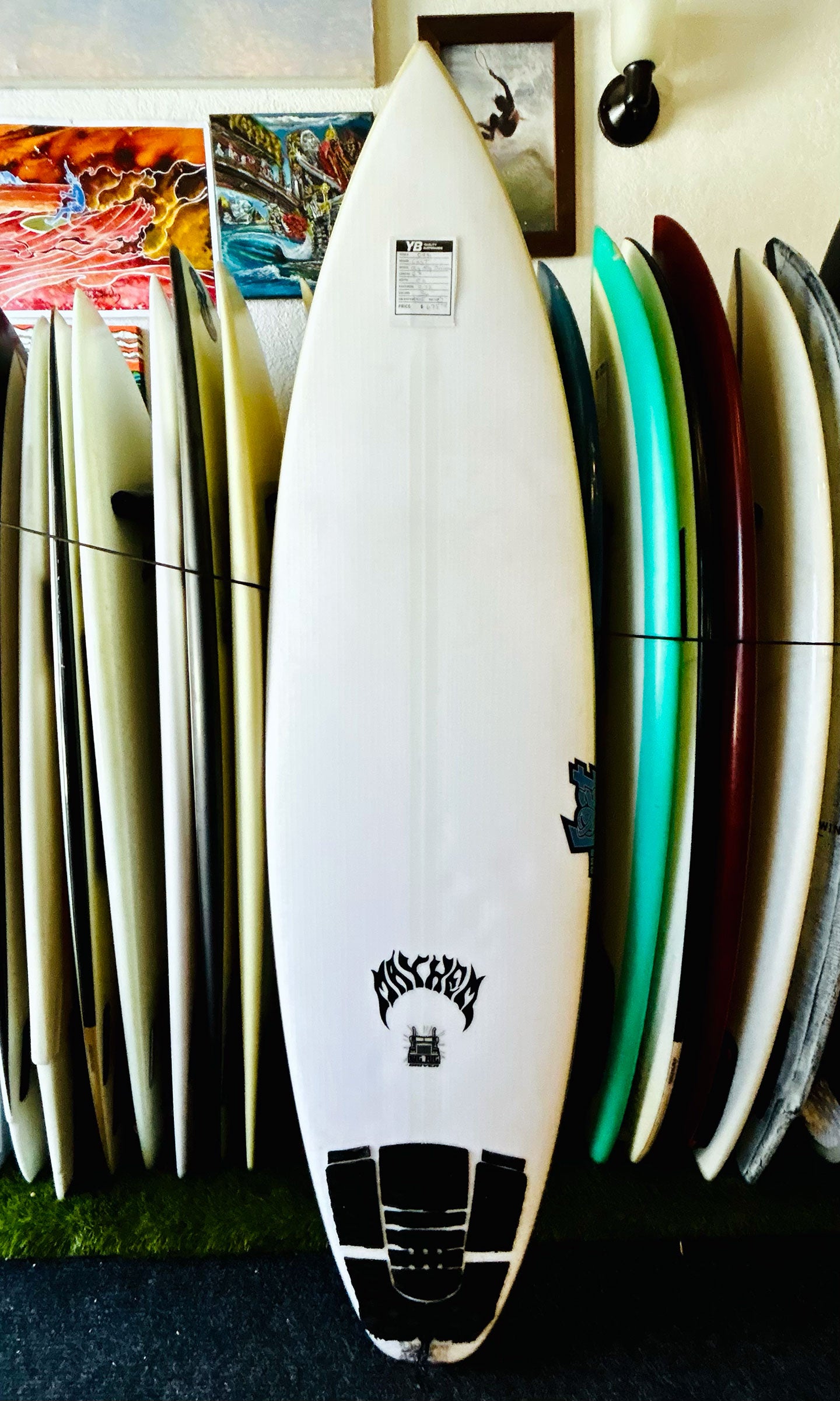 Lost 6'2" 36L Big Rig Driver Used Surfboard
