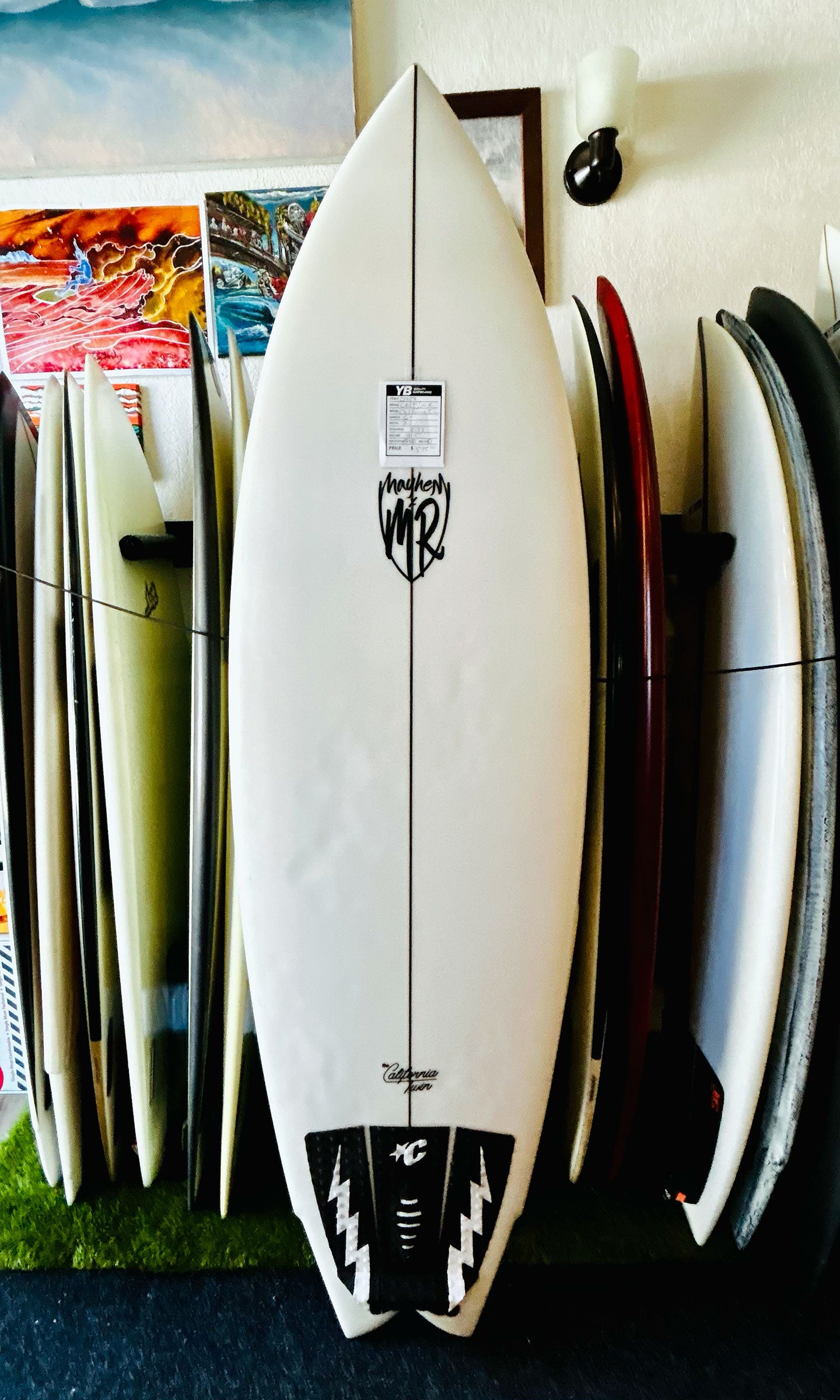 Lost 6'2" 41.5L MR California Twin Used Surfboard