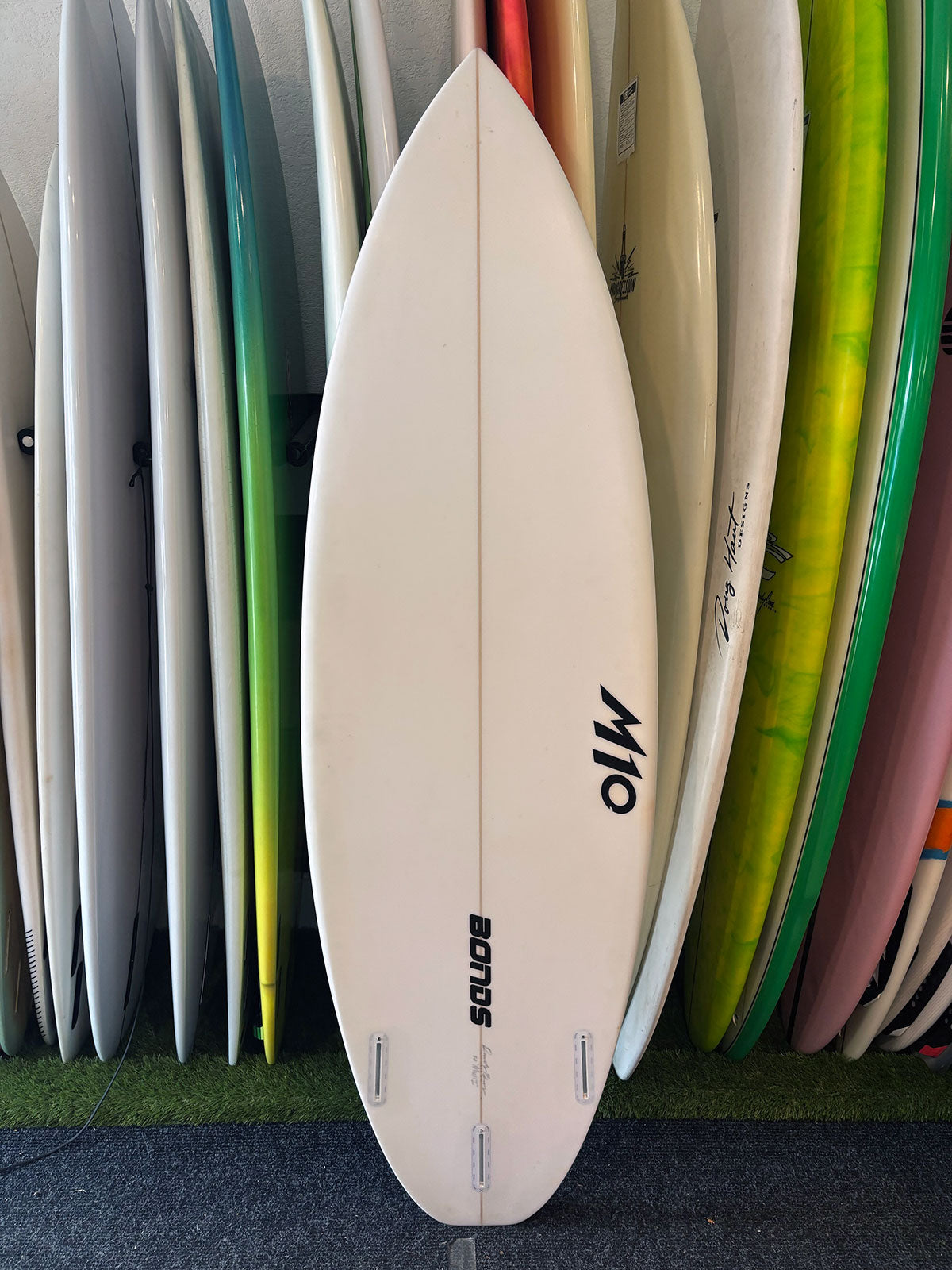 M10 6'2" 39.42L Munster Model Used surfboard