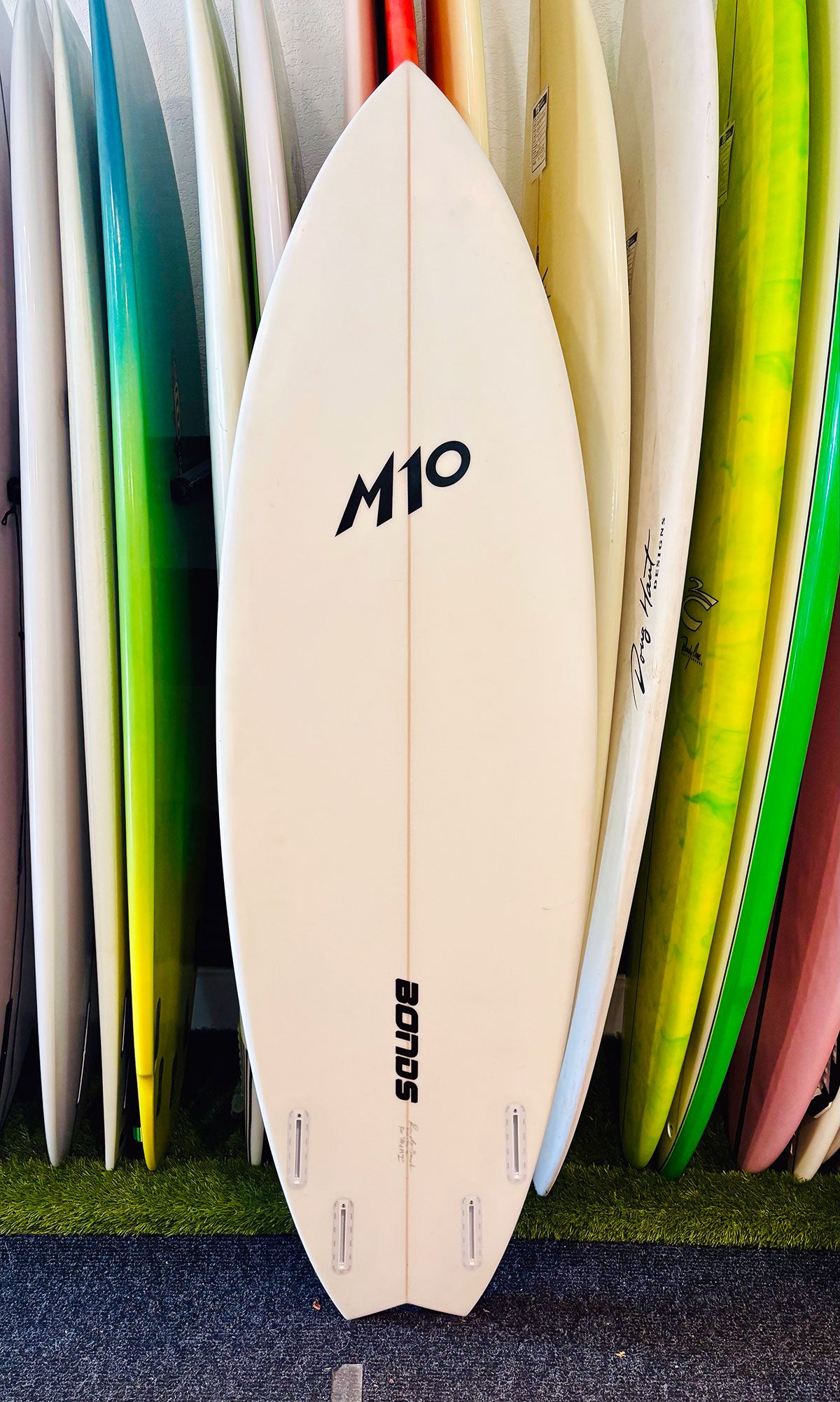 M10 6'1" 38L Munster Quad Used Surfboard