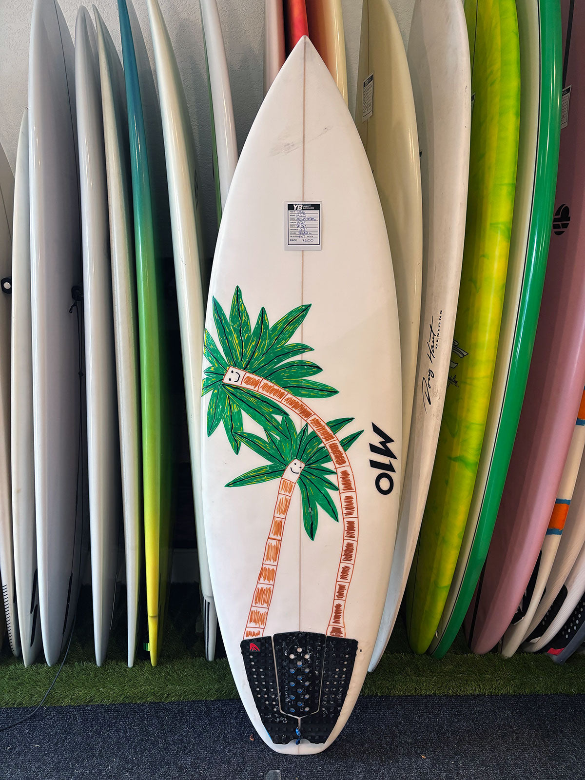 M10 6'2" 39.42L Munster Model Used surfboard
