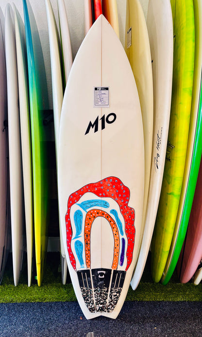 M10 6'1" 38L Munster Quad Used Surfboard